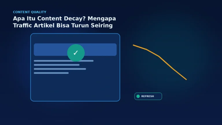 Apa Itu Content Decay? Mengapa Traffic Artikel Bisa Turun Seiring Waktu