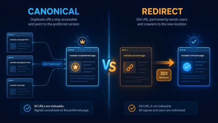 Canonical vs Redirect: Mana yang Harus Digunakan untuk SEO?
