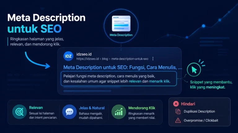 Meta Description untuk SEO: Fungsi, Cara Menulis, dan Kesalahan Umum