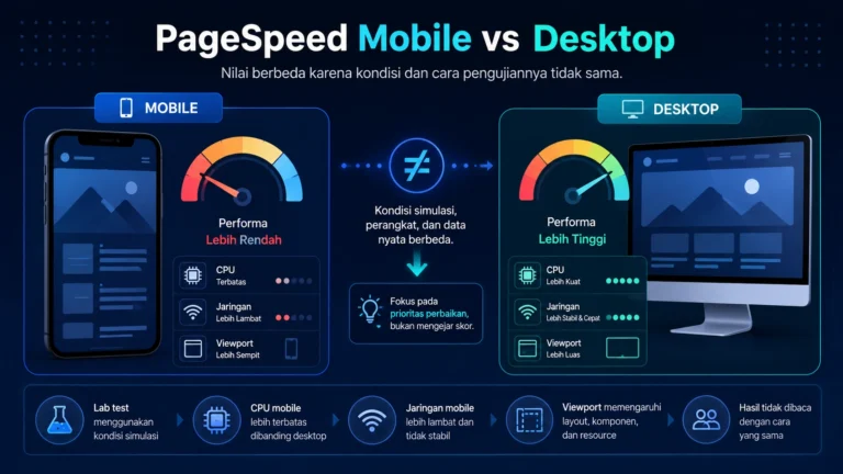 Mengapa Nilai PageSpeed Insights Mobile dan Desktop Berbeda?