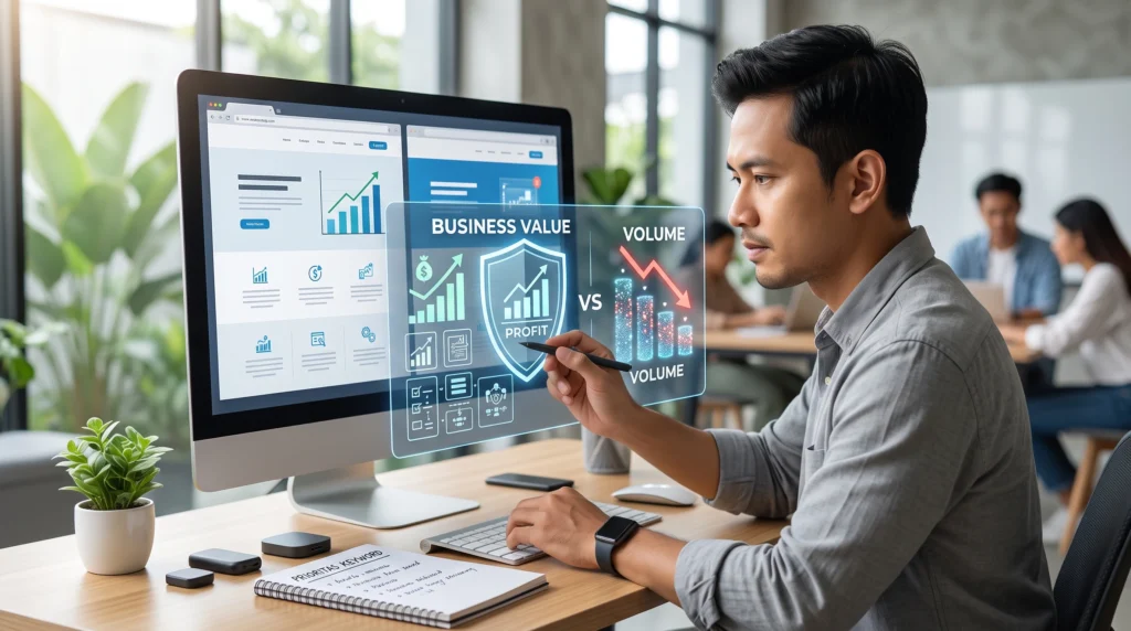 Business Value untuk Prioritas Keyword SEO: Jangan Hanya Mengejar Volume